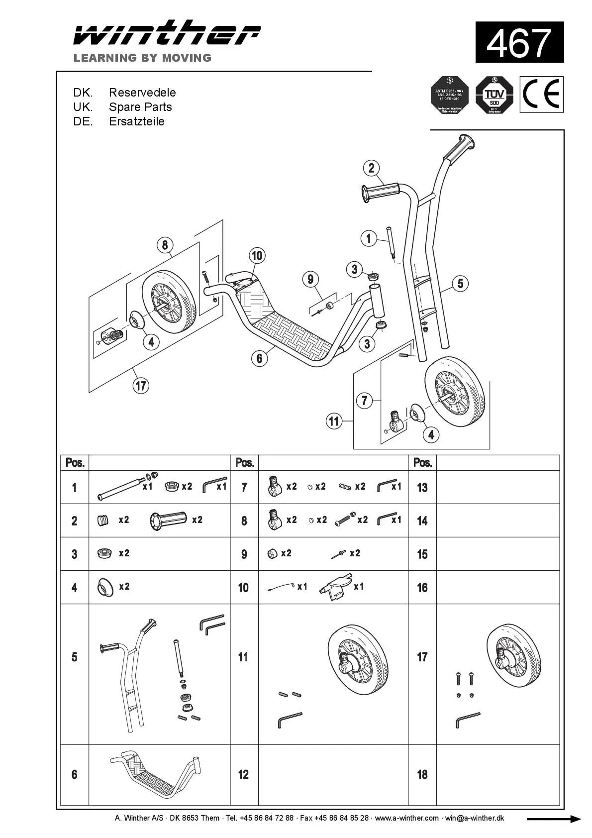 8900467-001 Winther Roller groß