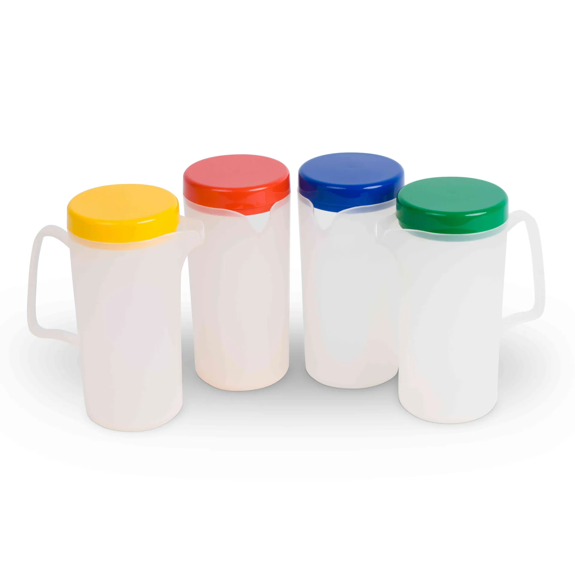 Kanne 0,6 l  transluzent mit farbigem Deckel | Wasserkanne | Dragon Toys_20844_
