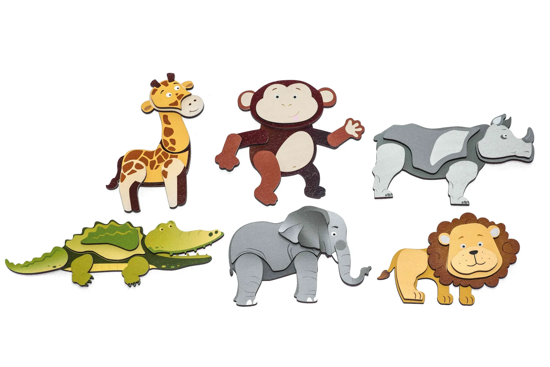 30168-Wildtiere_2 Magnetpuzzle Wildtiere | Dragon Toys