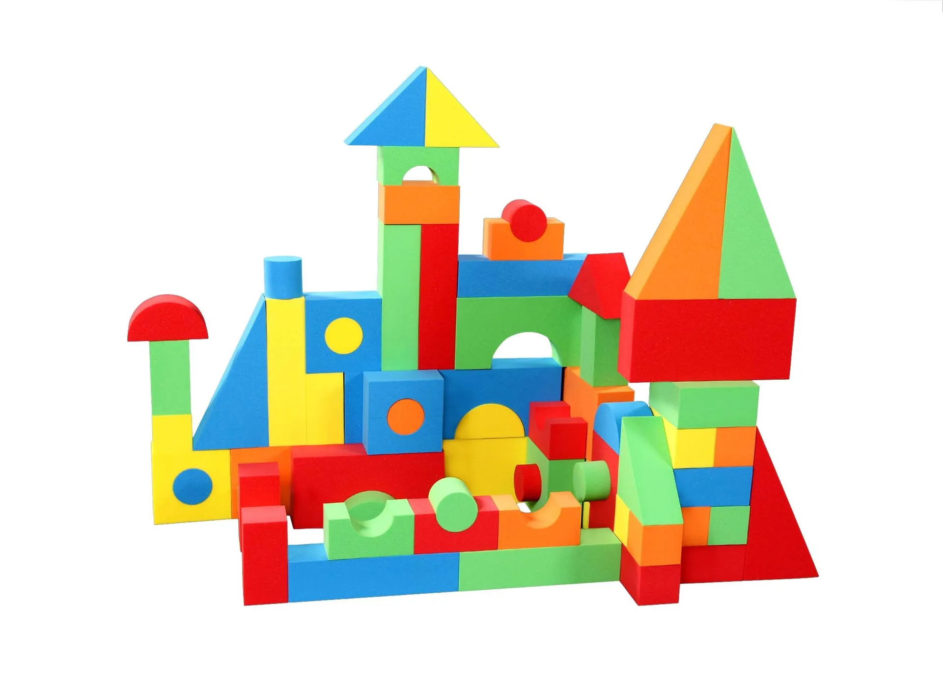 Softbausteine BUNT 68-tlg. | Dragon Toys