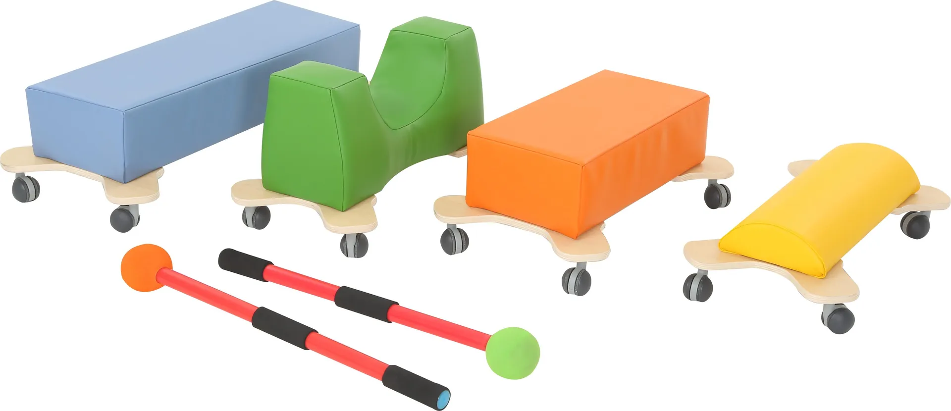 50041_2 Rollbänke 4er Set | Dragon Toys
