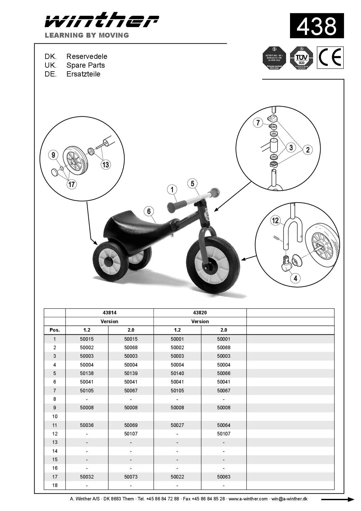 8600438-002 MINI Scooter | Winther Scooter