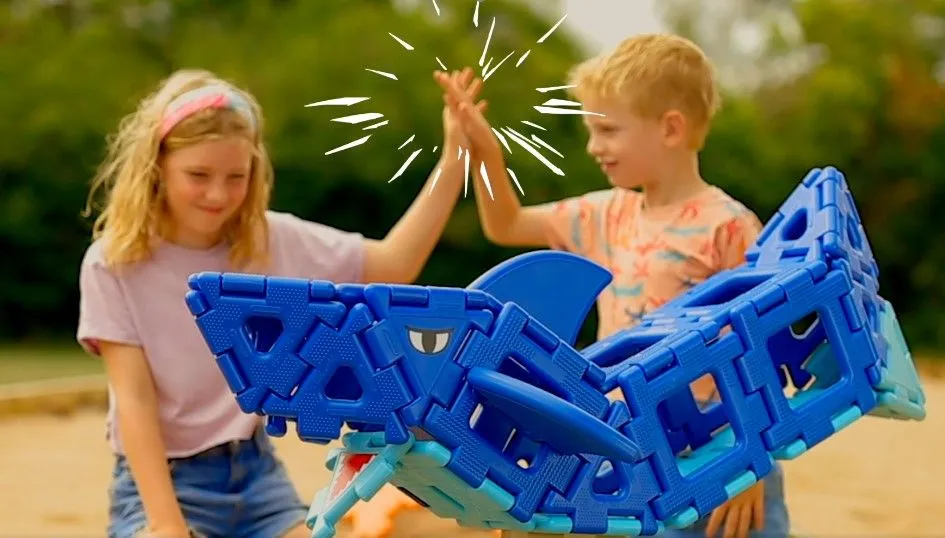 Polydron Sealife Bauset 66-tlg.