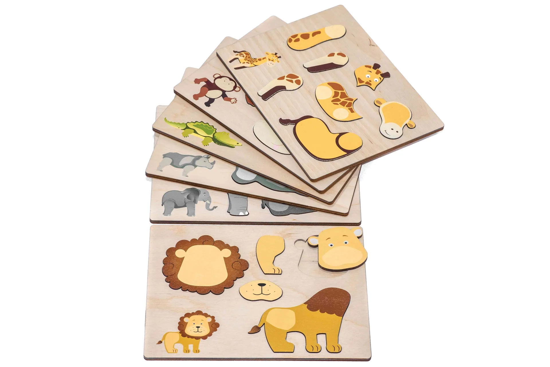 30168-Wildtiere_1 Magnetpuzzle Wildtiere | Dragon Toys