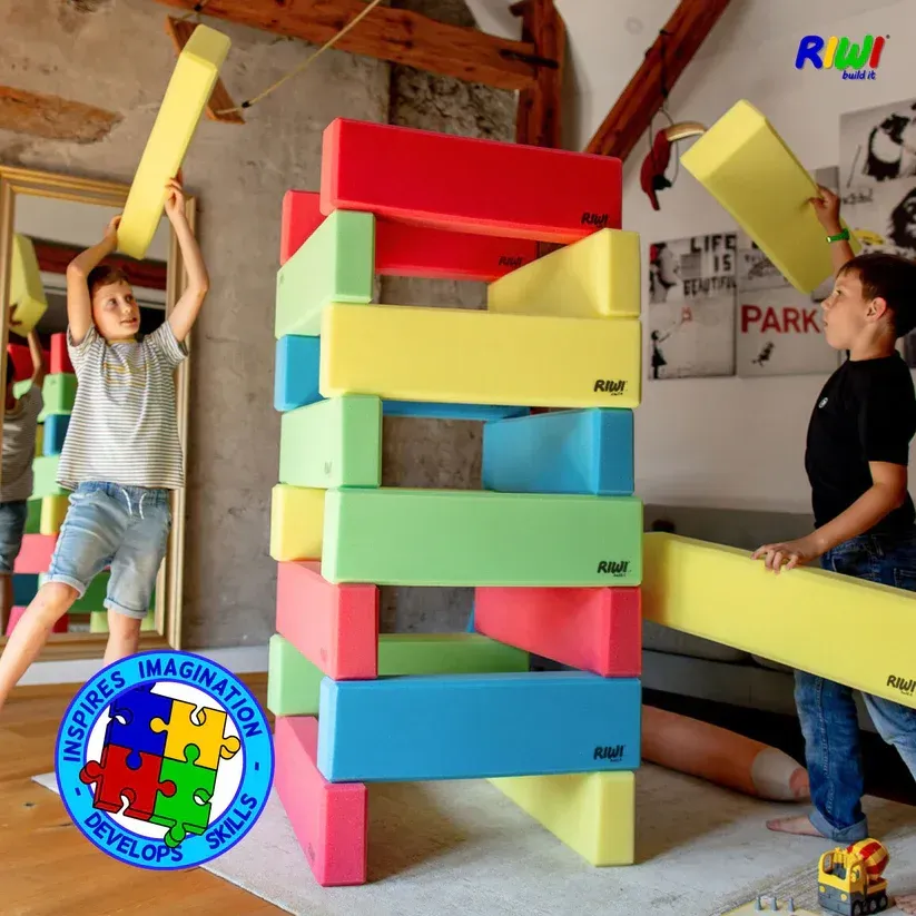 RIWI Bausteine XXL | XXL Schaumstoff Bauklötze 24er _04790_