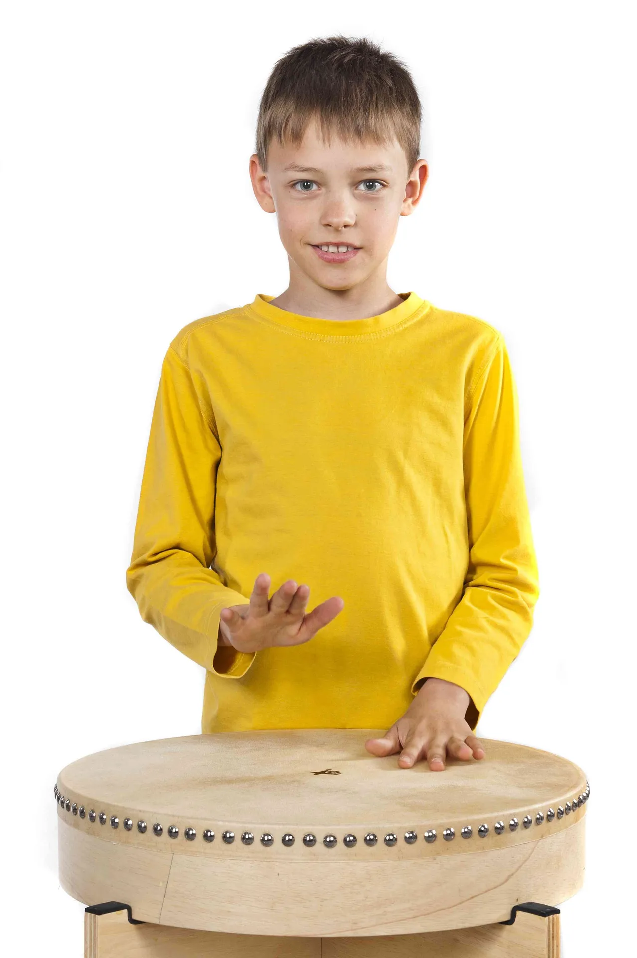 40238_7 Multi Drum mit Holzständer | Rahmentrommel | Dragon Toys