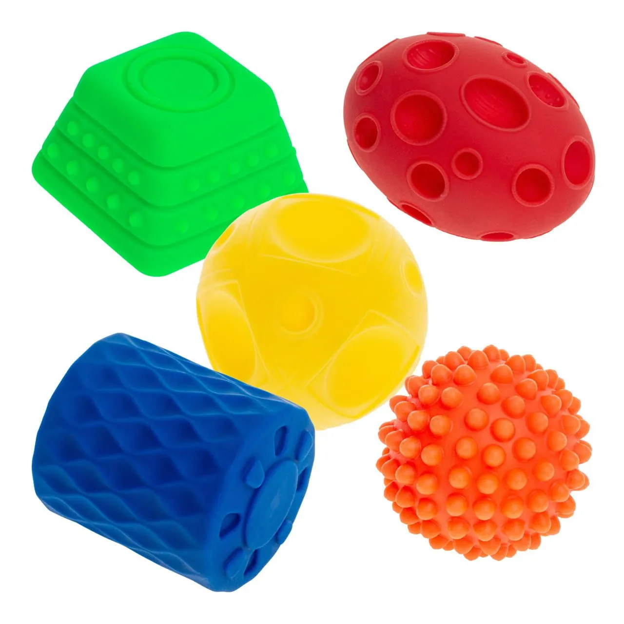 55068_4 Taktile Sinnesbälle 10er Set | Sensorik Bälle | Dragon Toys