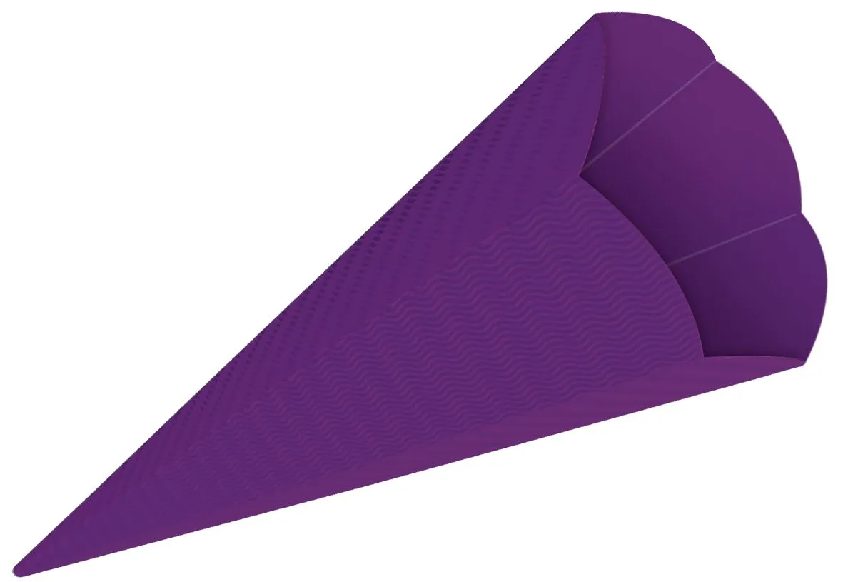 3D-Colorwellpappe-Schultüten, 5 Stück | Schultüten Rohling | Dragon Toys_U98400-63_