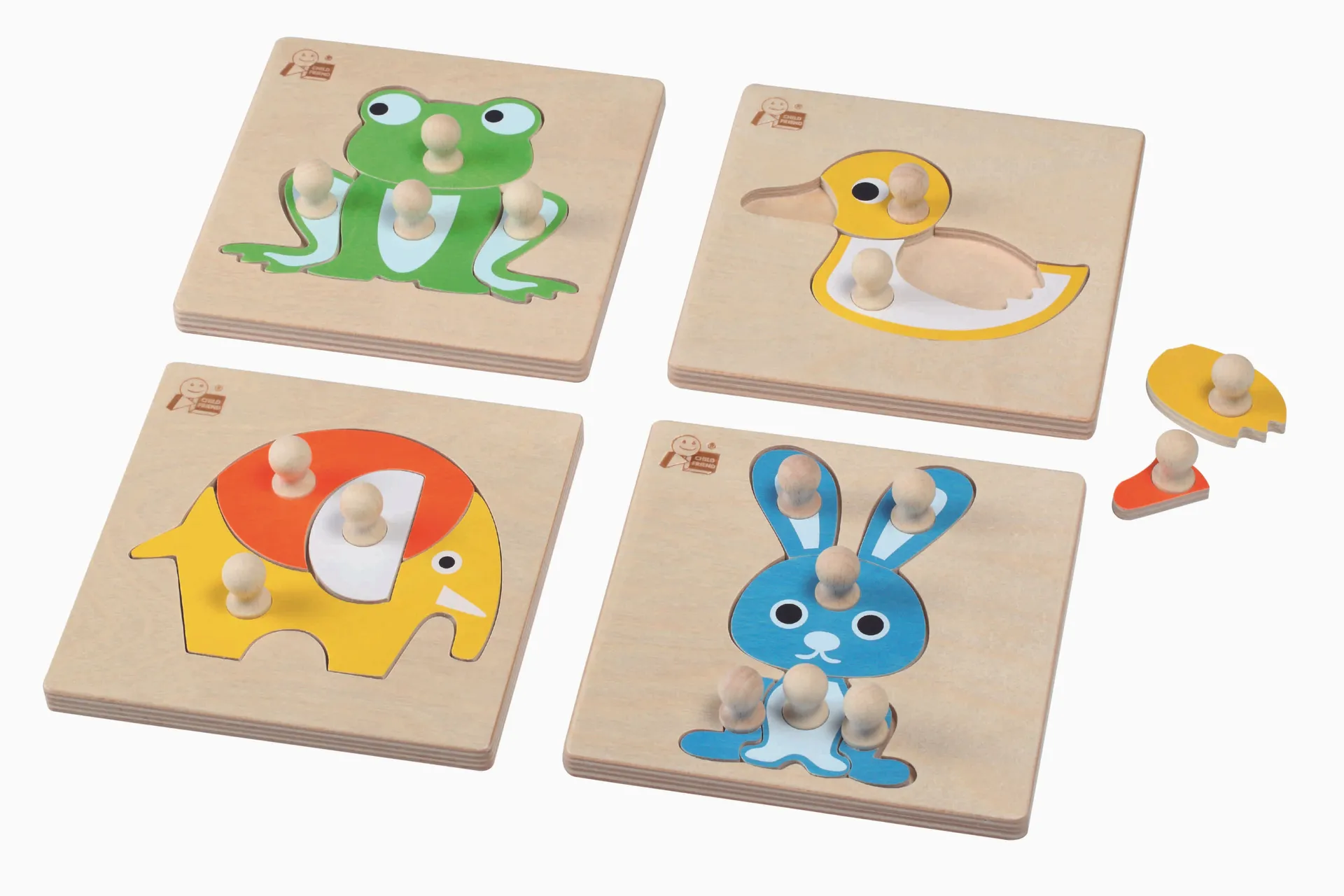 Holzpuzzle "Kleine Racker" | Kinder-Holzpuzzle | Dragon Toys