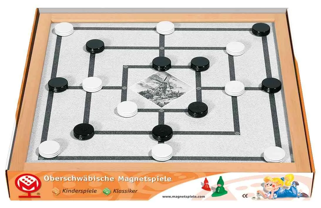 Mühle & Dame | Mühle Spiel | Dragon Toys_30151_