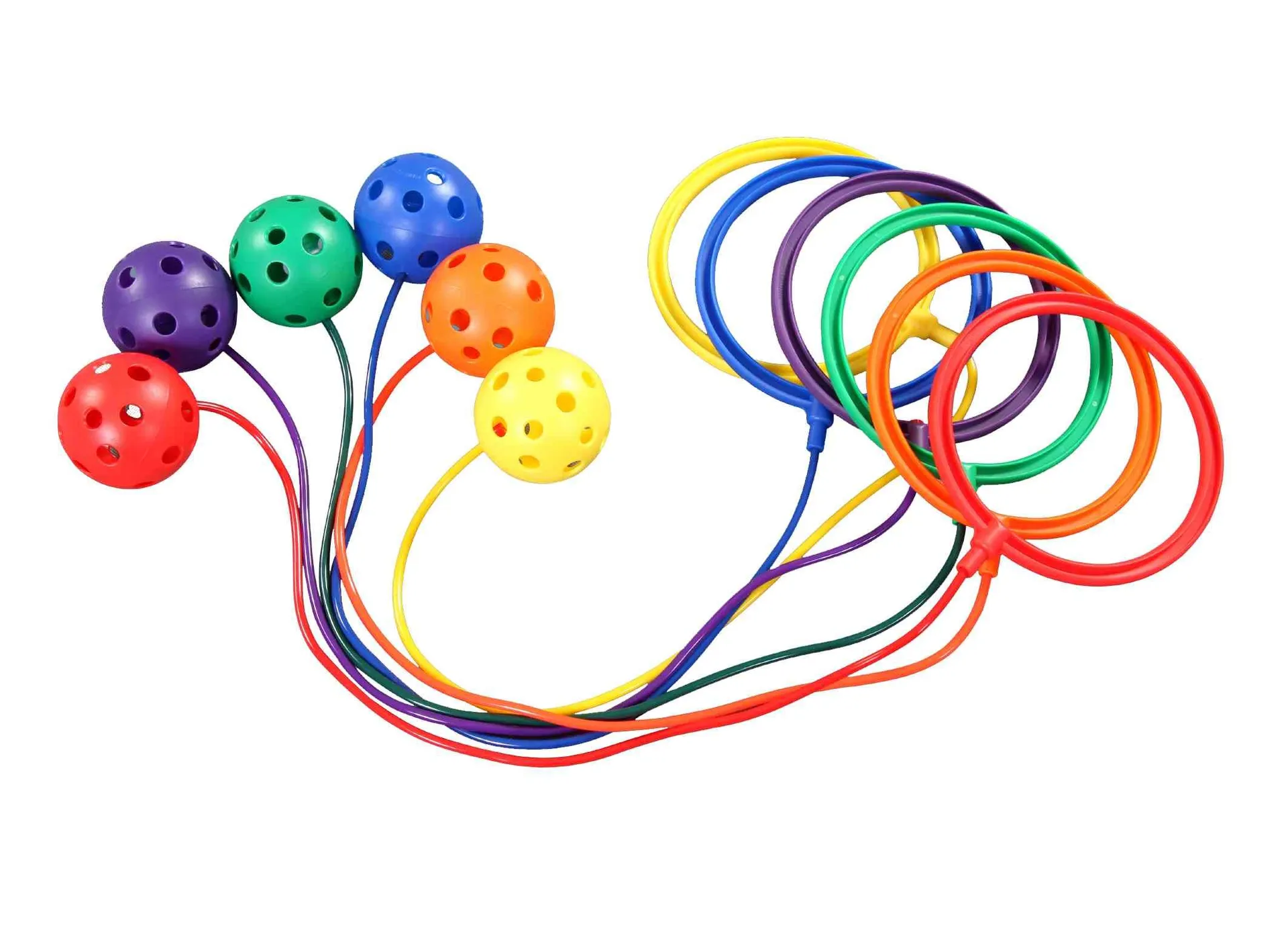 Fußkugel 12er Set | Fußkreisel | Dragon Toys_55042_
