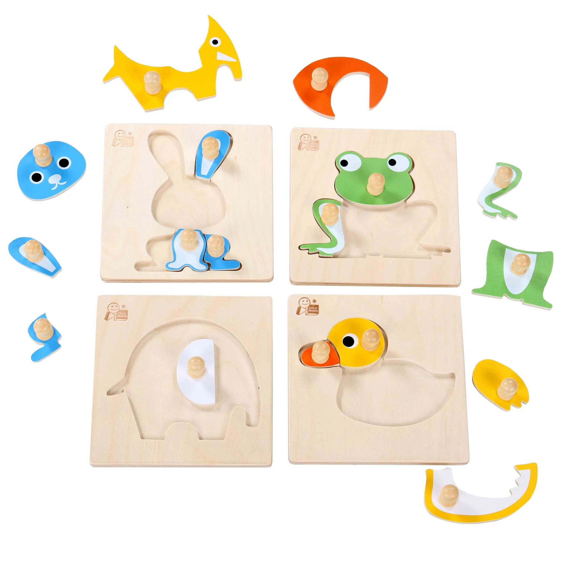 Holzpuzzle "Kleine Racker" | Kinder-Holzpuzzle | Dragon Toys_30230_