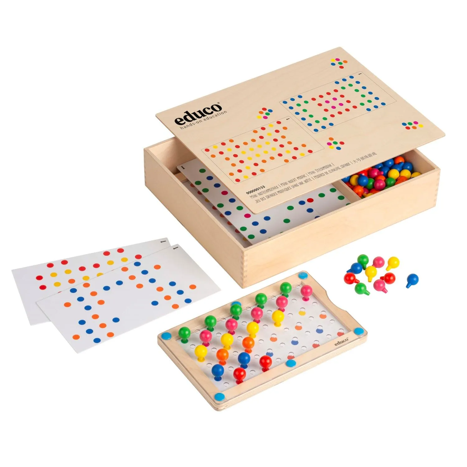 Holz-Mosaik-Set | Mosaik-Steckspiel | Dragon Toys_30250_