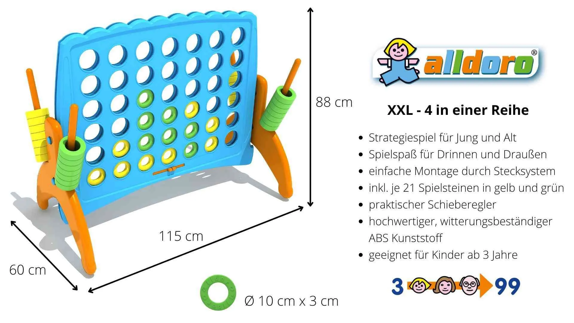 30157_4 XXL 4 in einer Reihe | Dragon Toys