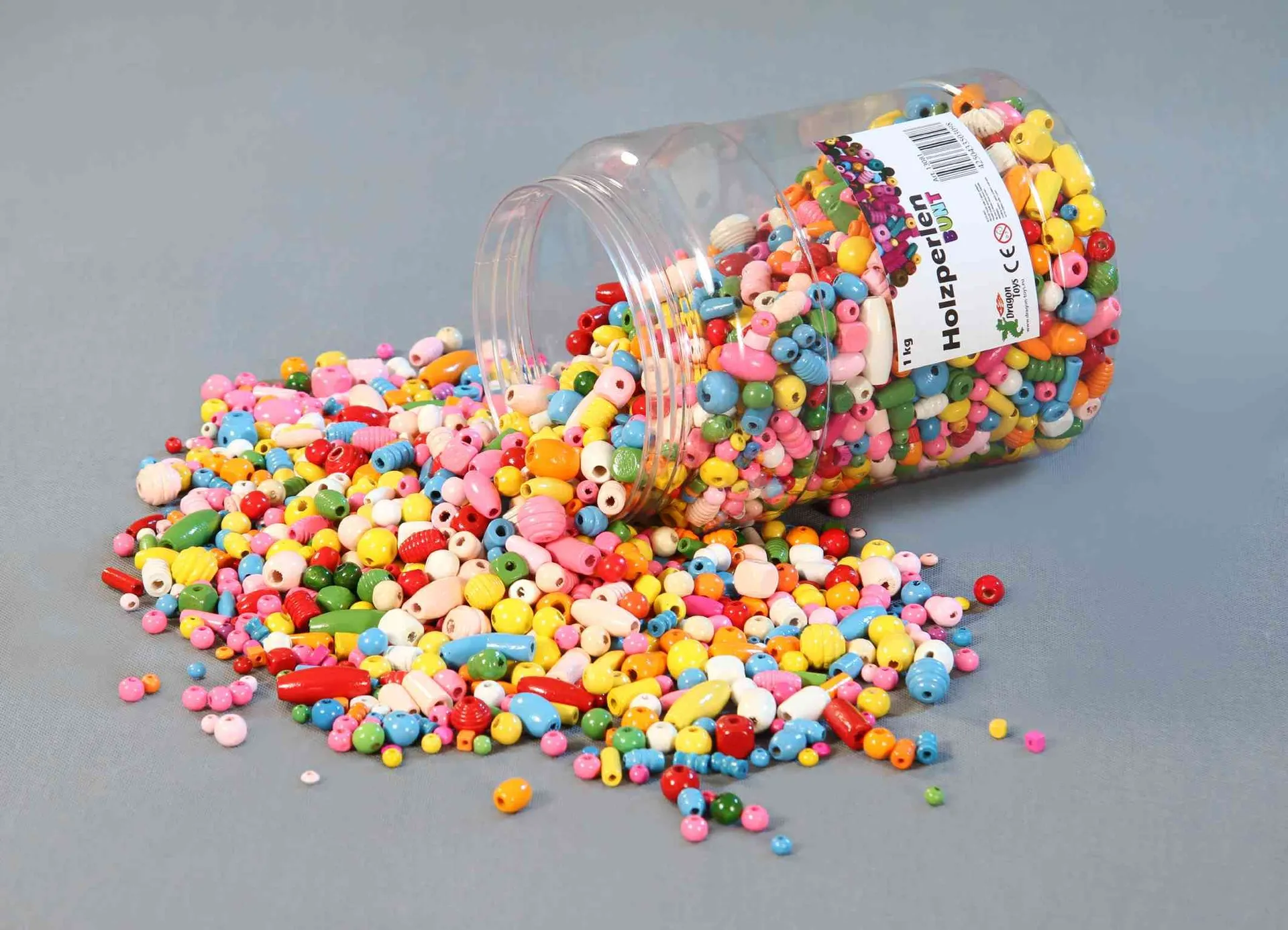 13081_5 Bunte Holzperlen | Dragon Toys