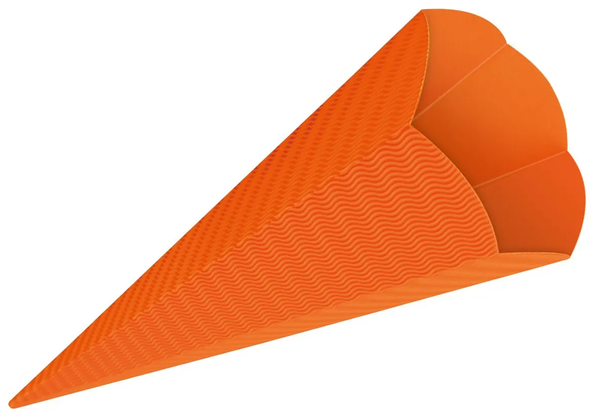 3D-Colorwellpappe-Schultüten, 5 Stück | Schultüten Rohling | Dragon Toys_U98400-41_