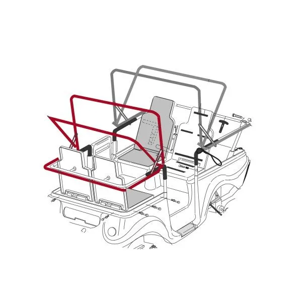 Verdeckbügel hinten | Winther Verdeckbügel