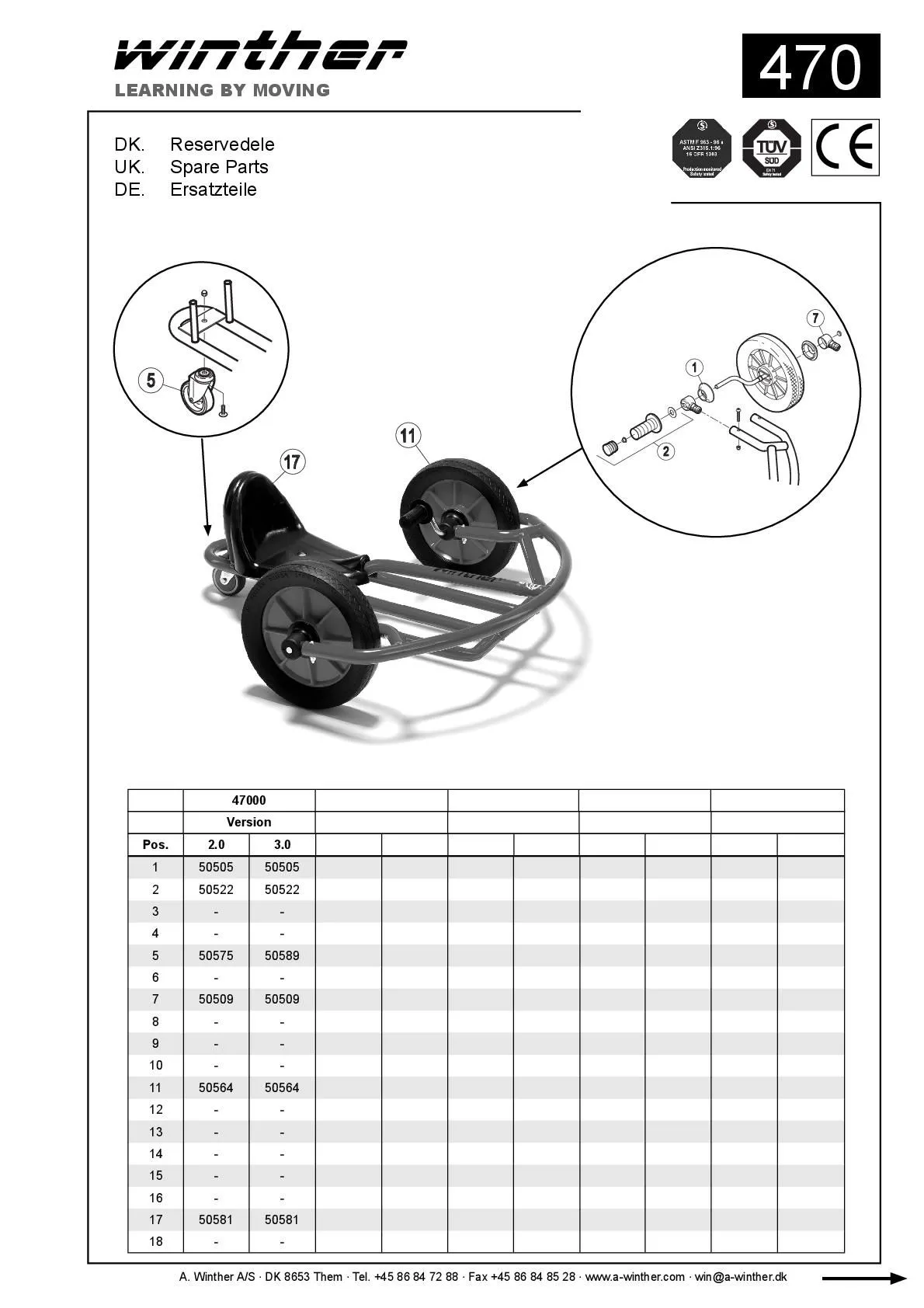 8900470-002 Winther Swingcart groß