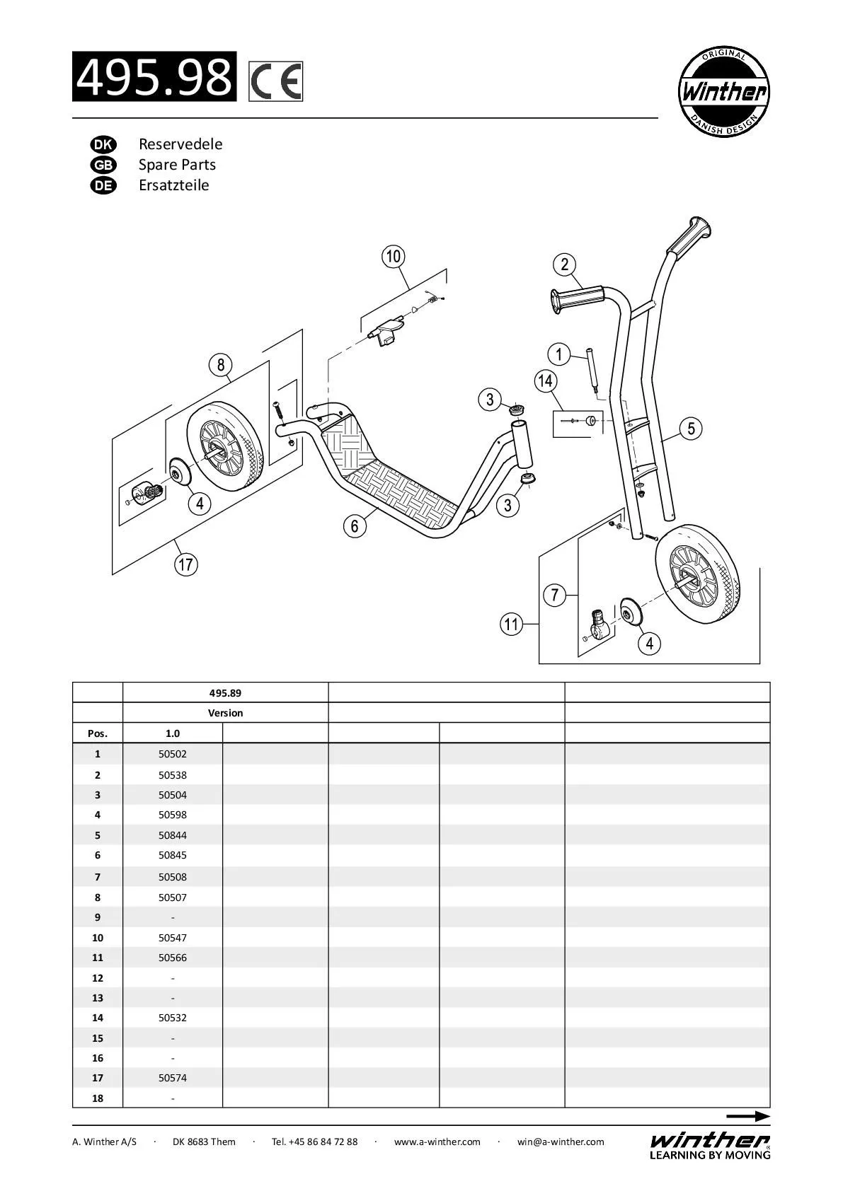 495.98_Spares-002 Star Scooter | Winther StarScooter