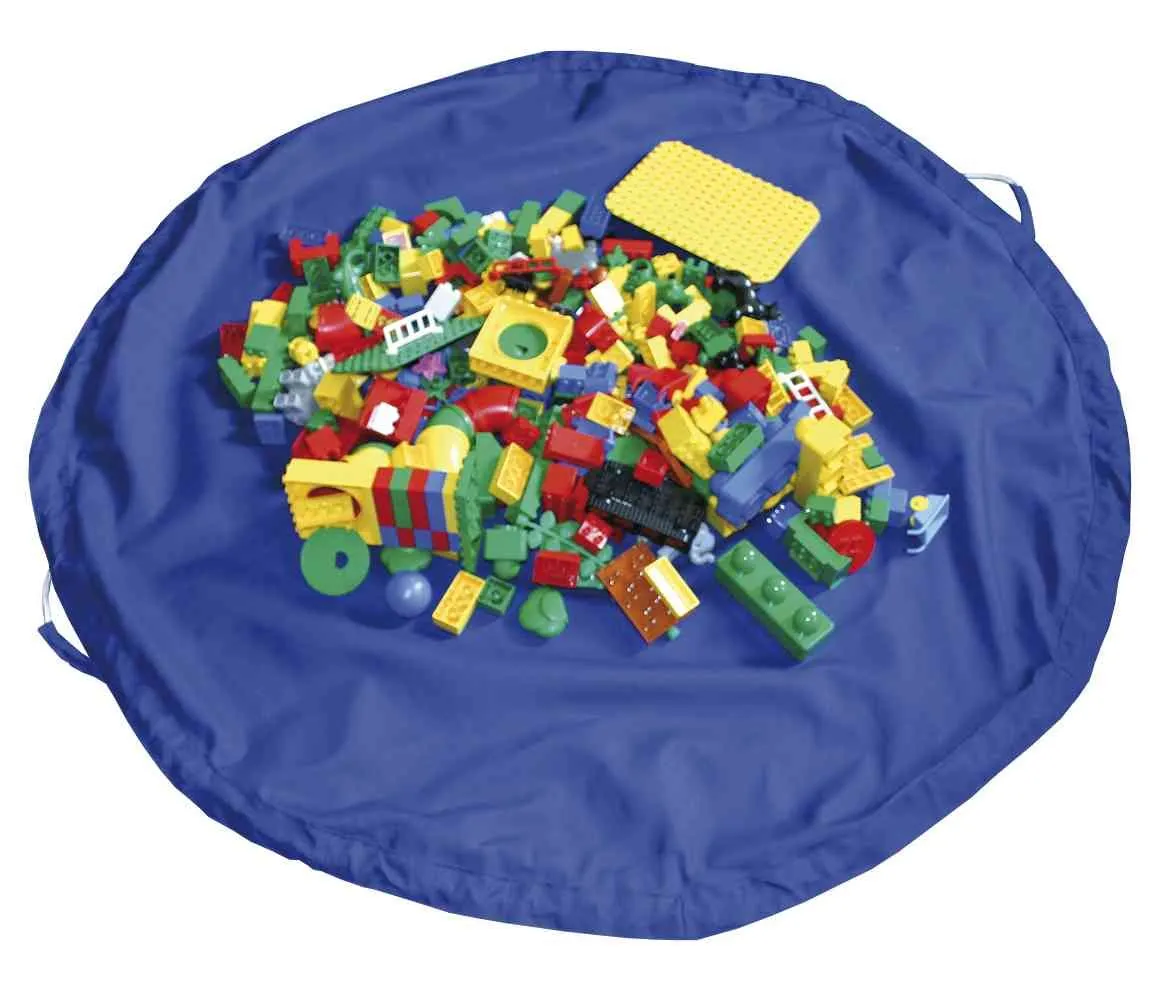 61010_1 Aufräumsack/Spieldecke blau | Aufräumsack | Dragon Toys