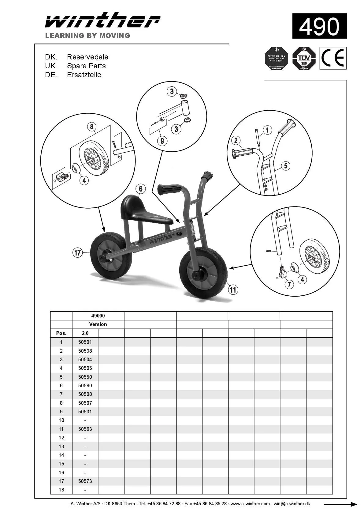Winther Bike Runner small