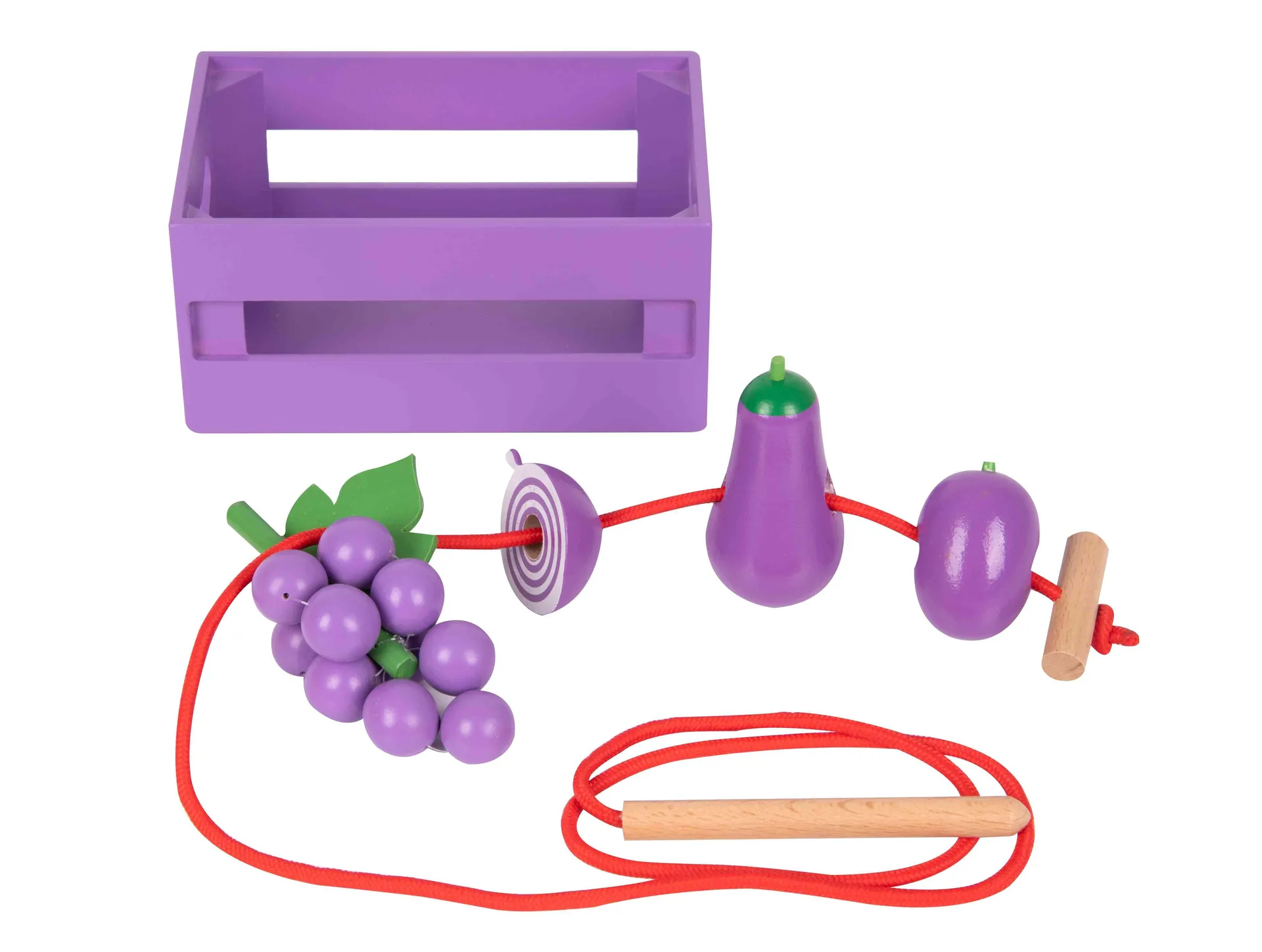 Fädelspiel "Früchtekisten" | Dragon Toys_35005_