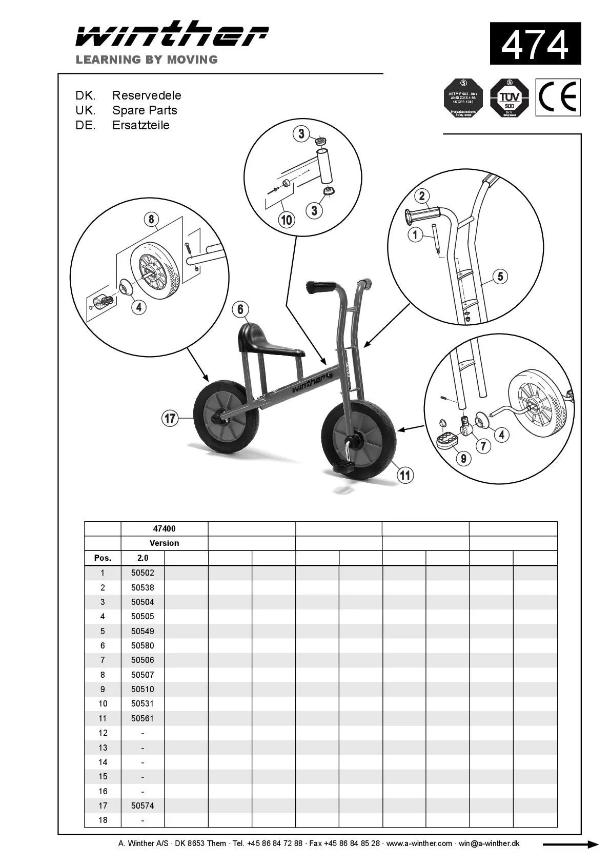 8900474-002 Winther Lernfahrrad