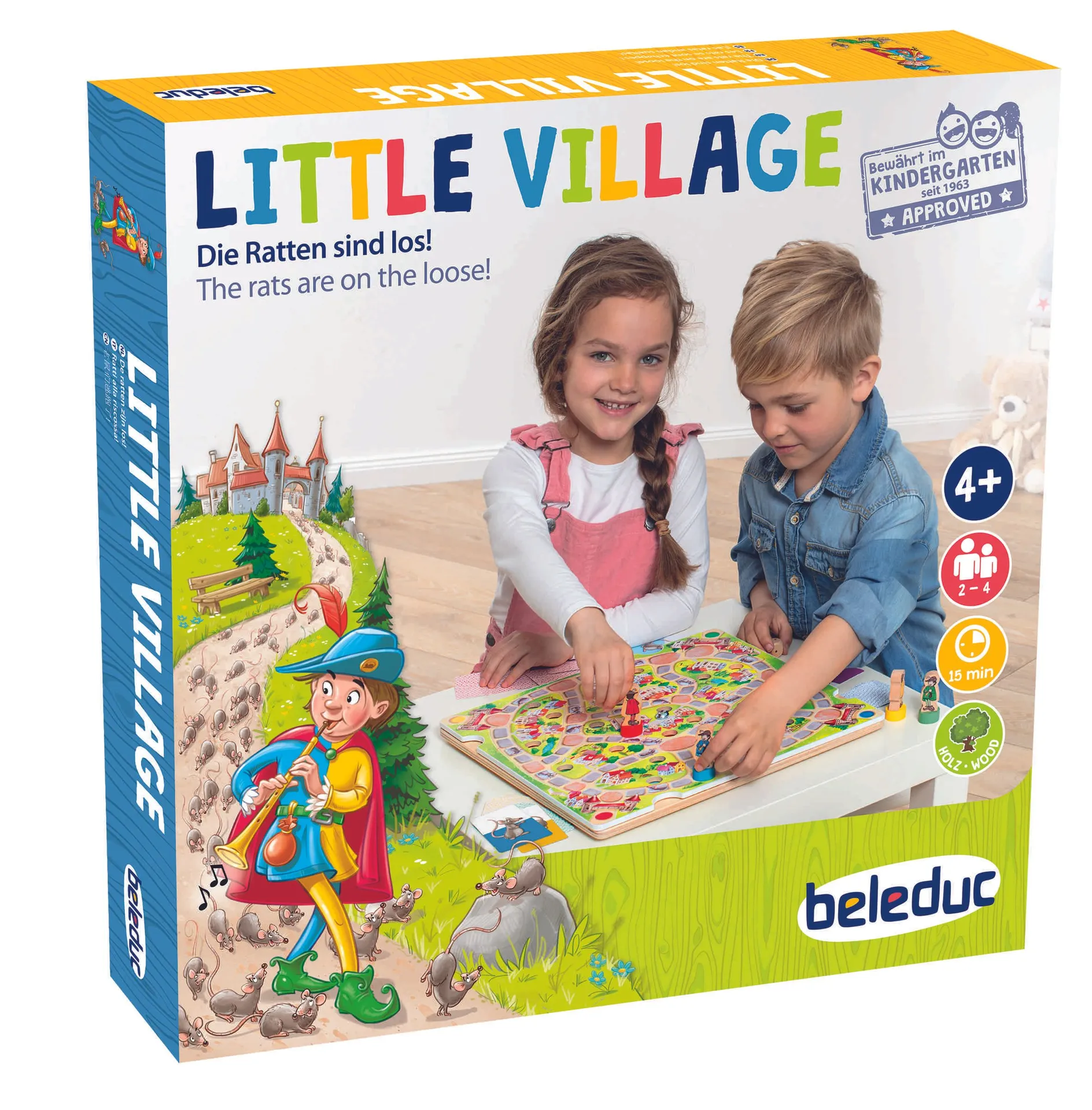 Kleines Dorf - Die Rattenfänger | Brettspiel Little Village | Dragon Toys_30018_