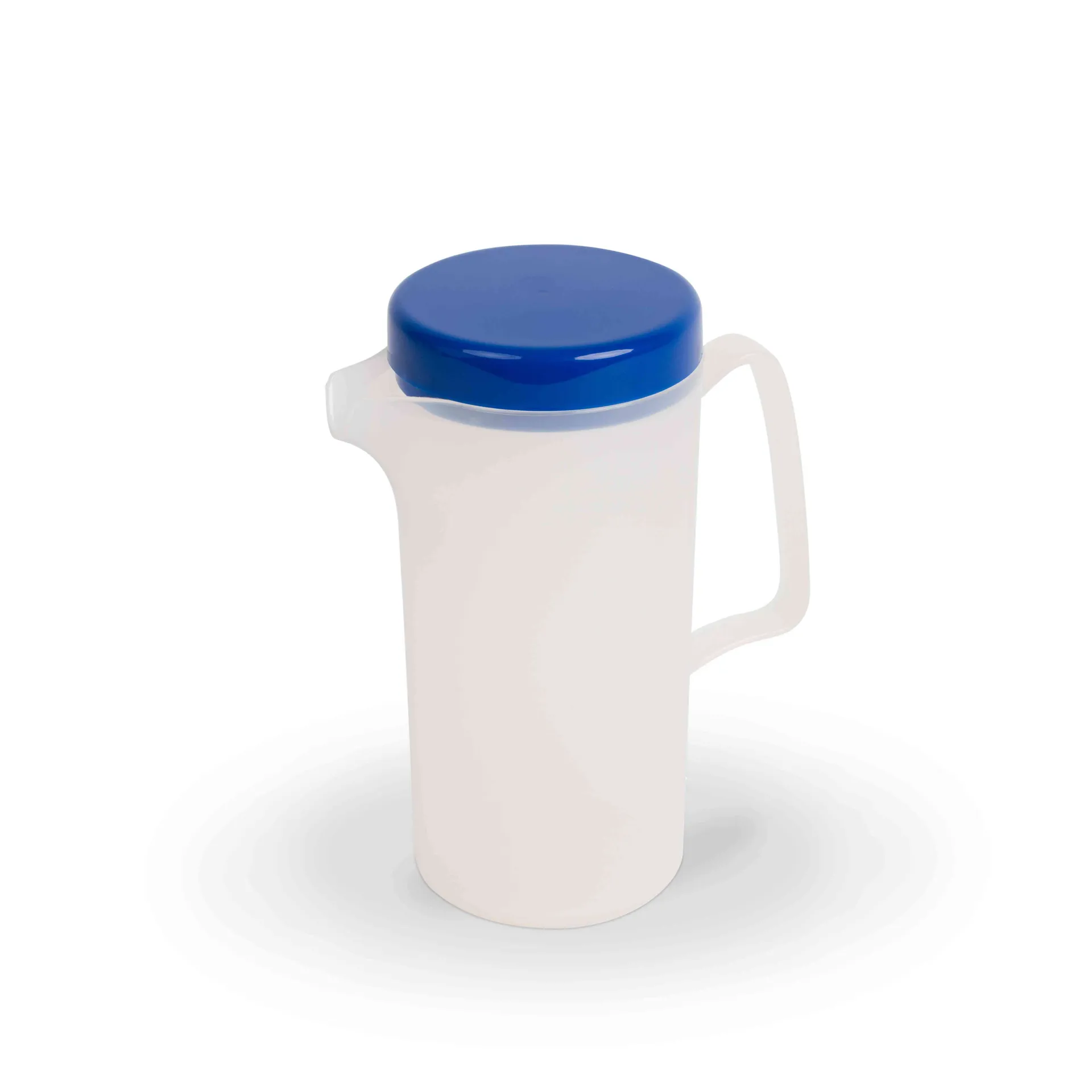 Kanne 0,6 l  transluzent mit farbigem Deckel | Wasserkanne | Dragon Toys_20844bl_