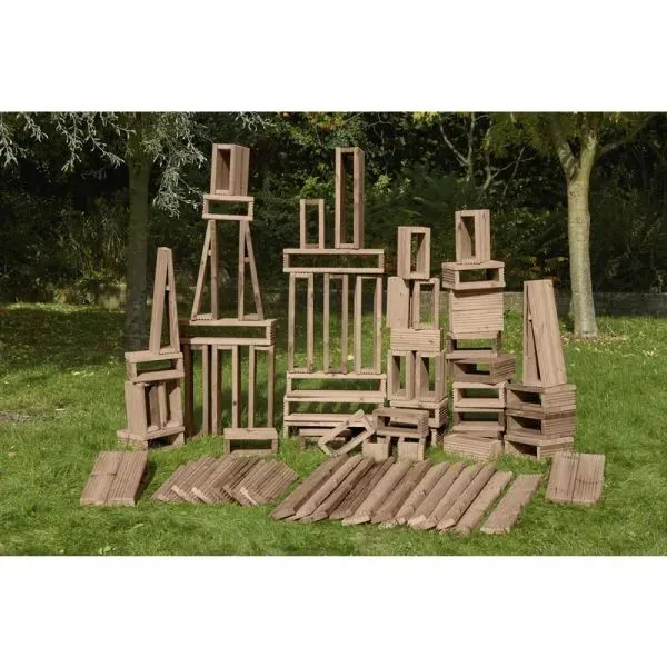CY-32732 Bau-Blöcke Hof-Set
