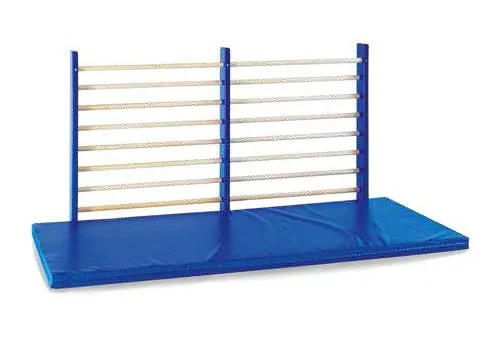 Sprossenwand Doppelfeld blau 100 x 180 cm_ML-110021_