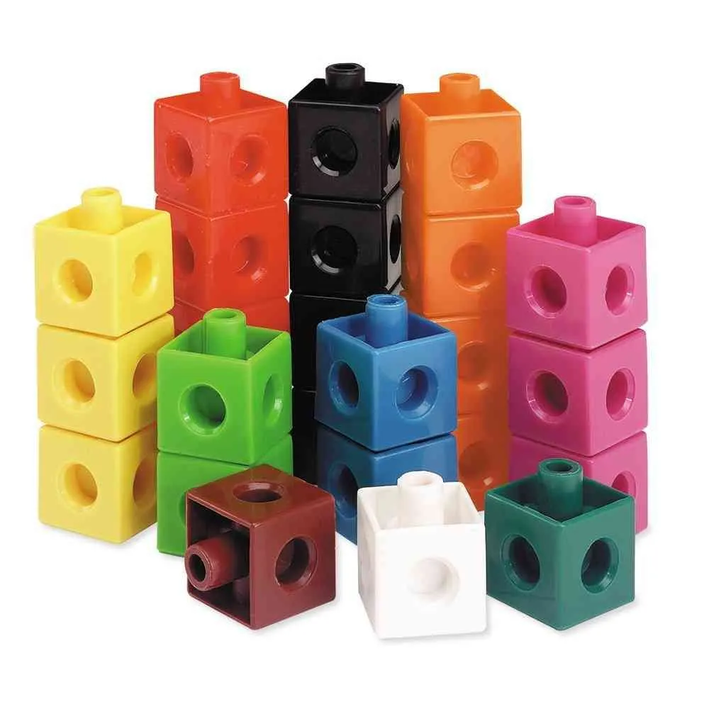 30192_3 Linking Cubes Klassen-Set | Steckwürfel | Dragon Toys