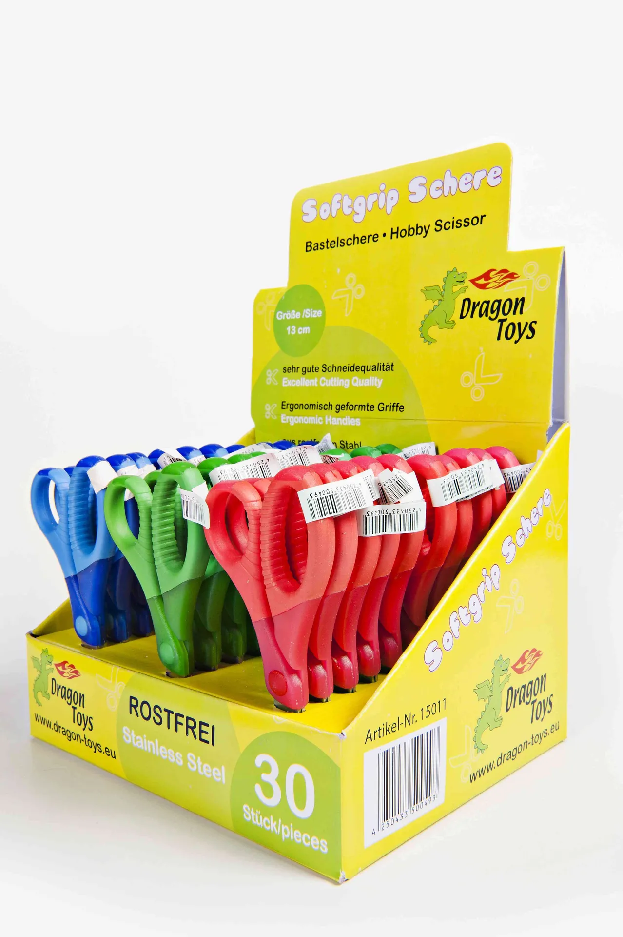 Softgrip Schere "5 Zoll" | Kinderschere | Dragon Toys