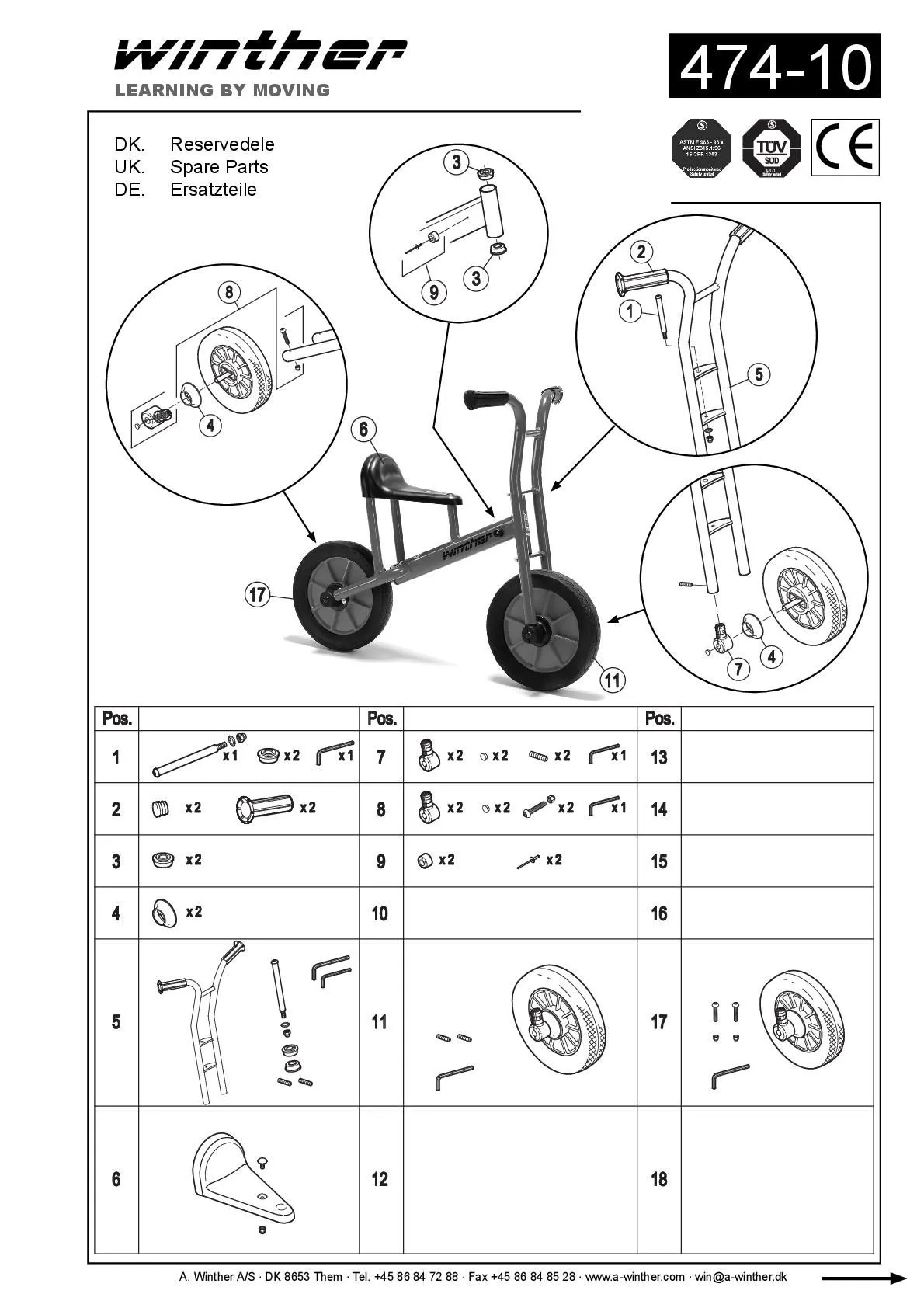 Winther Laufrad groß