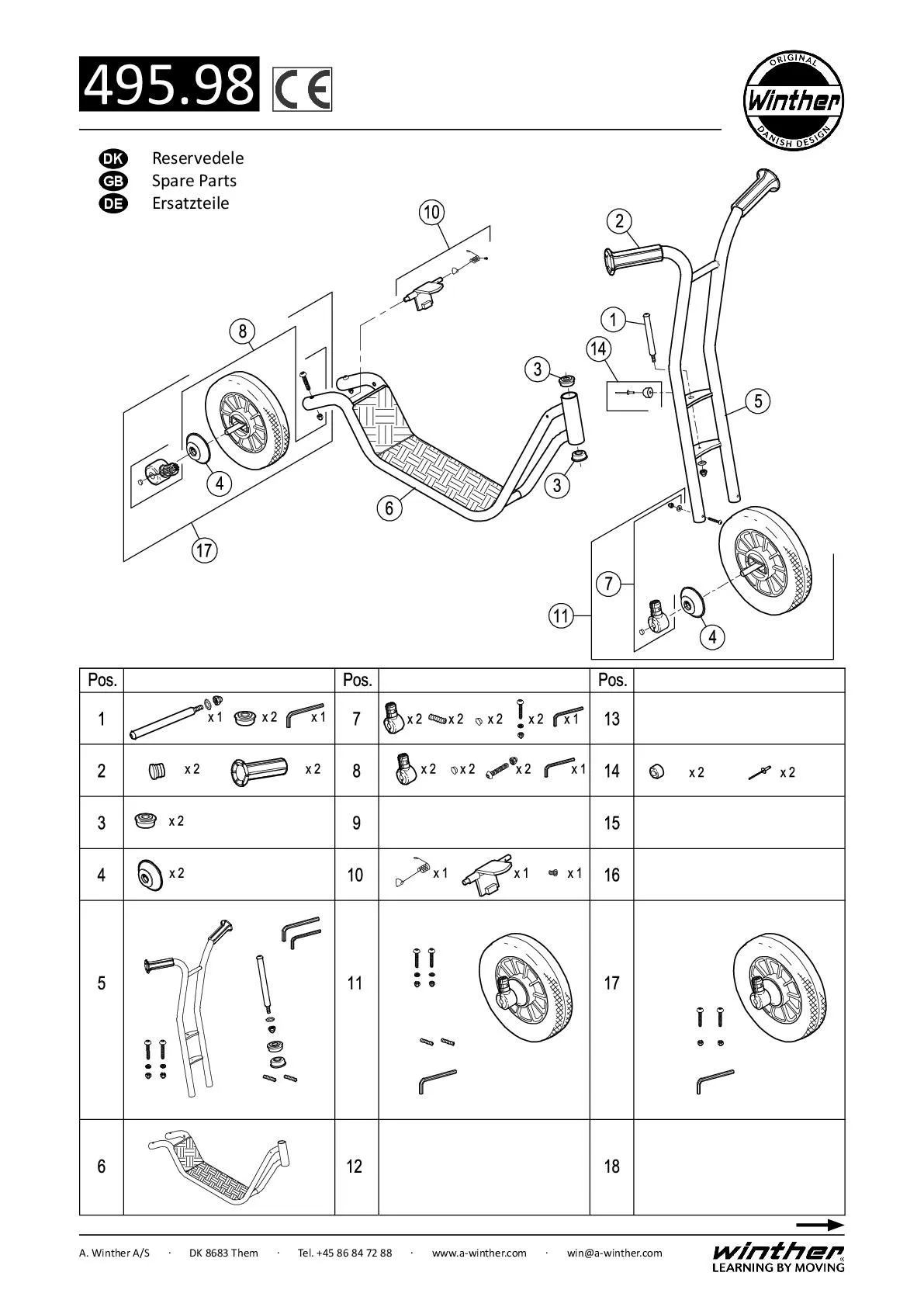 495.98_Spares-001 Star Scooter | Winther StarScooter