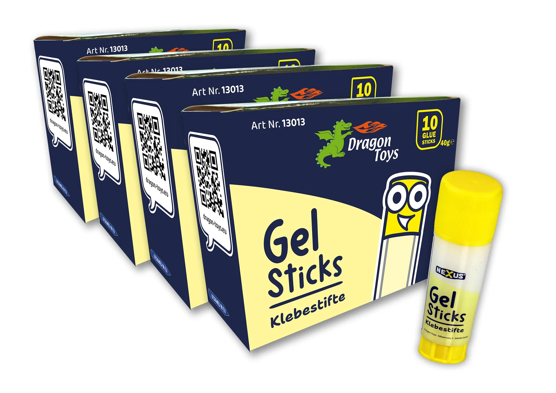 Gel Stick 40er Set | Klebestift | Dragon Toys