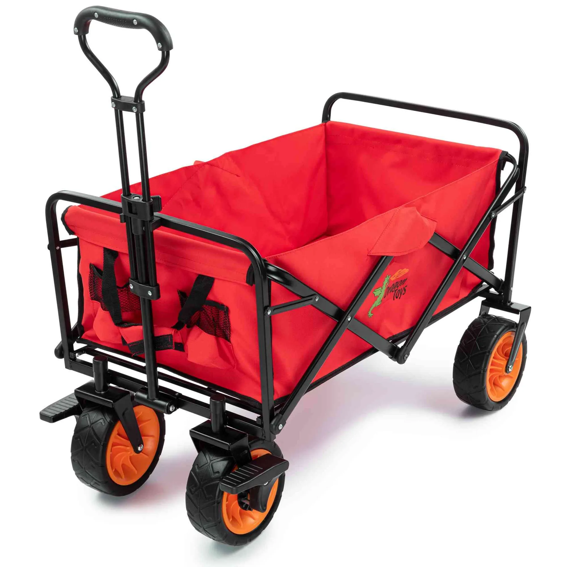 Faltbollerwagen mit Bremse | Bollerwagen faltbar | Dragon Toys_51015_
