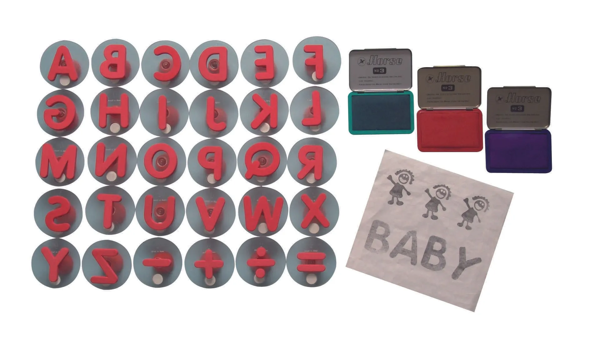 13300_2 Stempel Set 60-tlg. | Dragon Toys