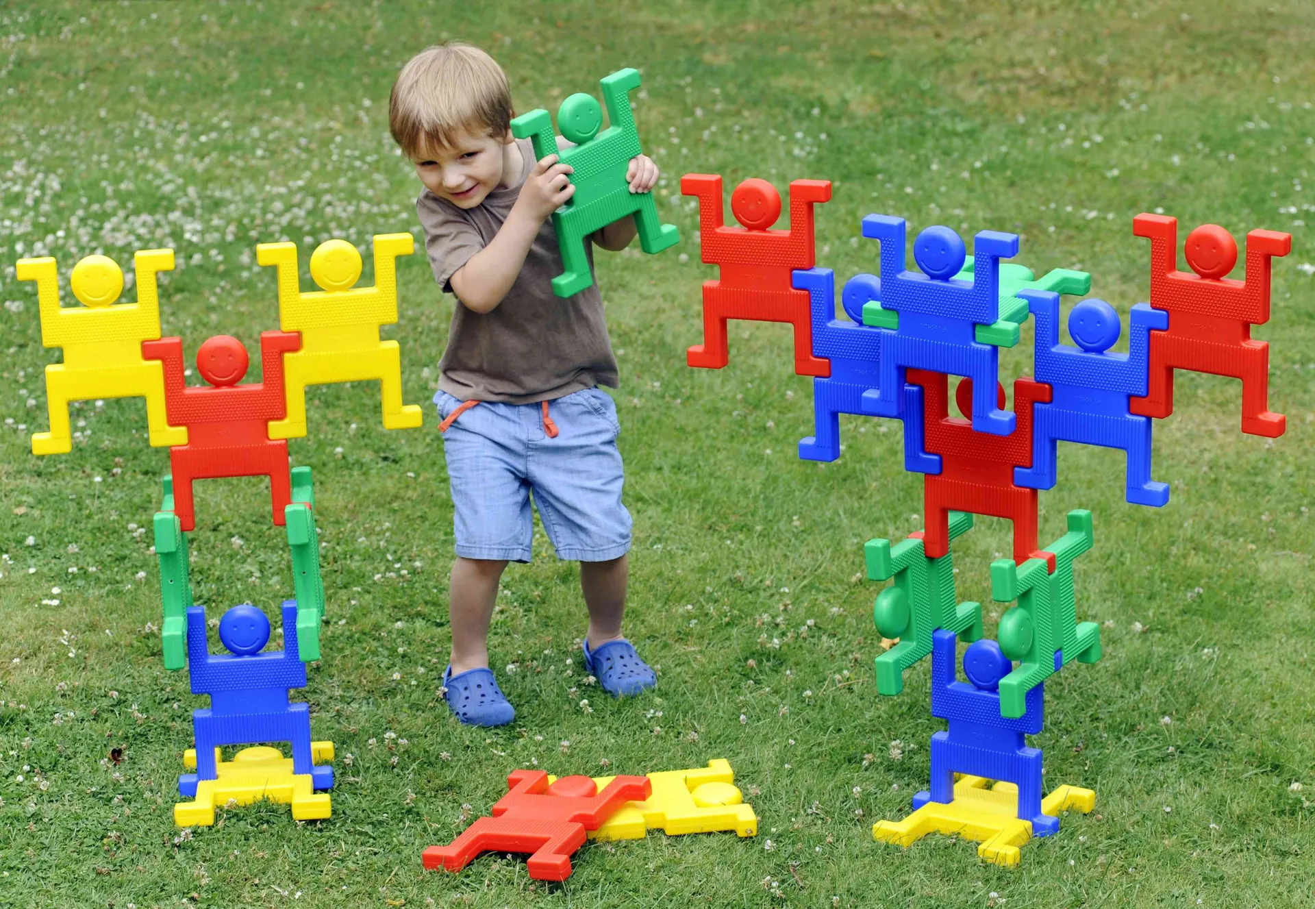Akrobaten Figuren 40er Set | Akrobaten Bausteine | Dragon Toys_31073_