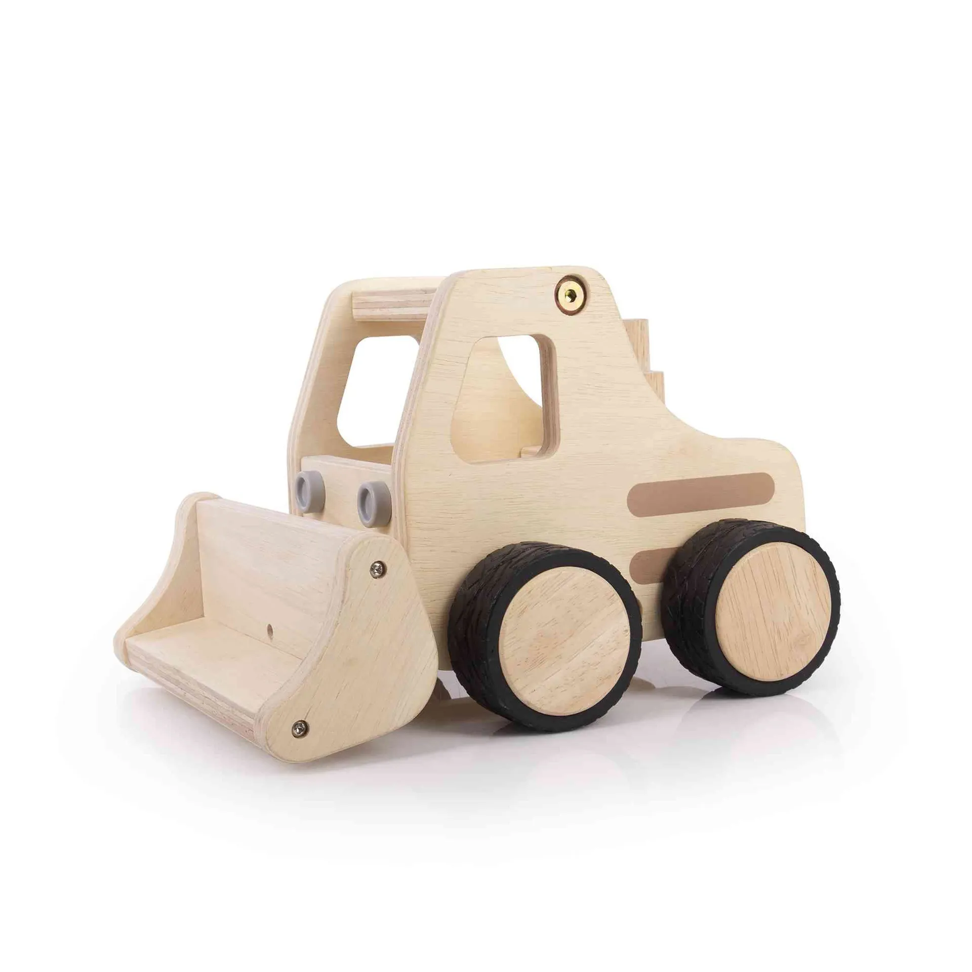 30307_4 Spielautos aus Holz | Spielzeugauto Holz | Dragon Toys