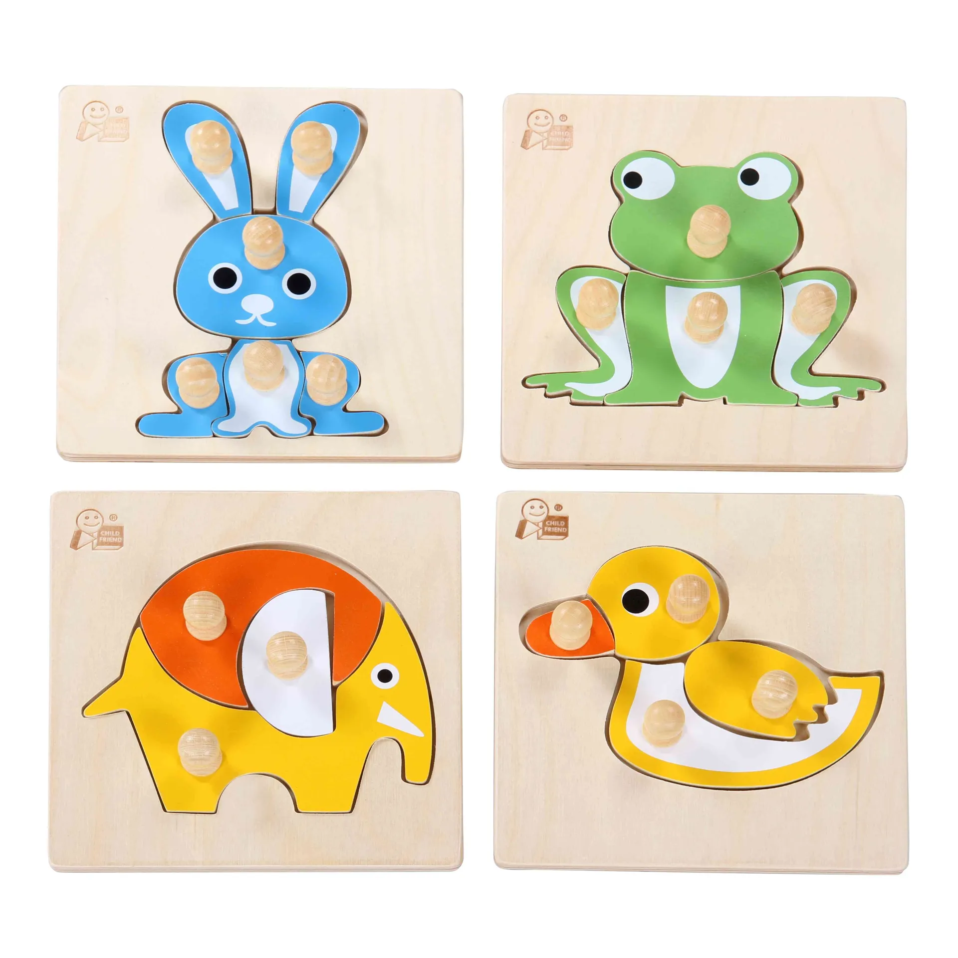 30230_4 Holzpuzzle "Kleine Racker" | Kinder-Holzpuzzle | Dragon Toys