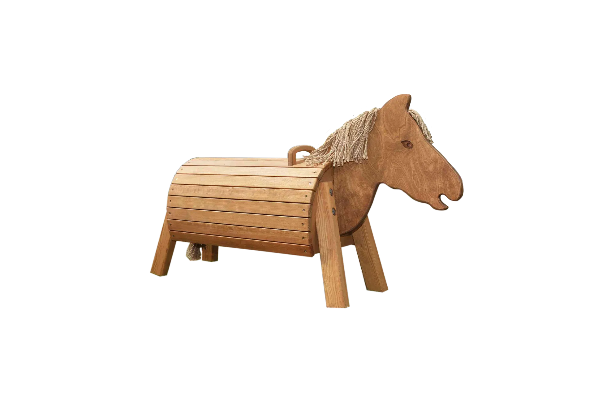 Holzpferd 50 cm | wetterfest lasiert_55412_