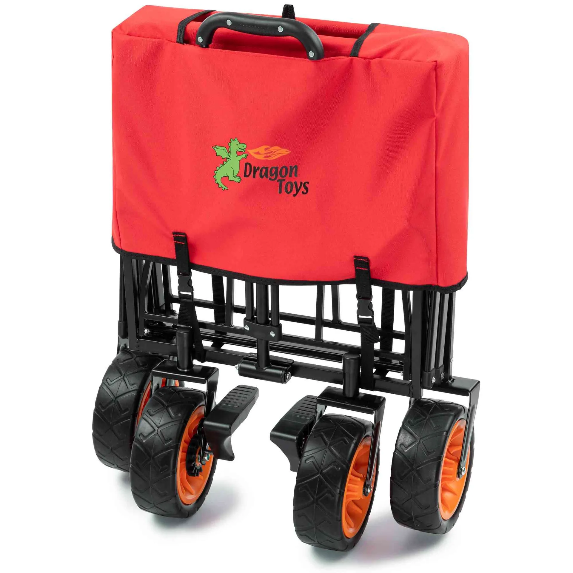 Faltbollerwagen mit Bremse | Bollerwagen faltbar | Dragon Toys_51015_