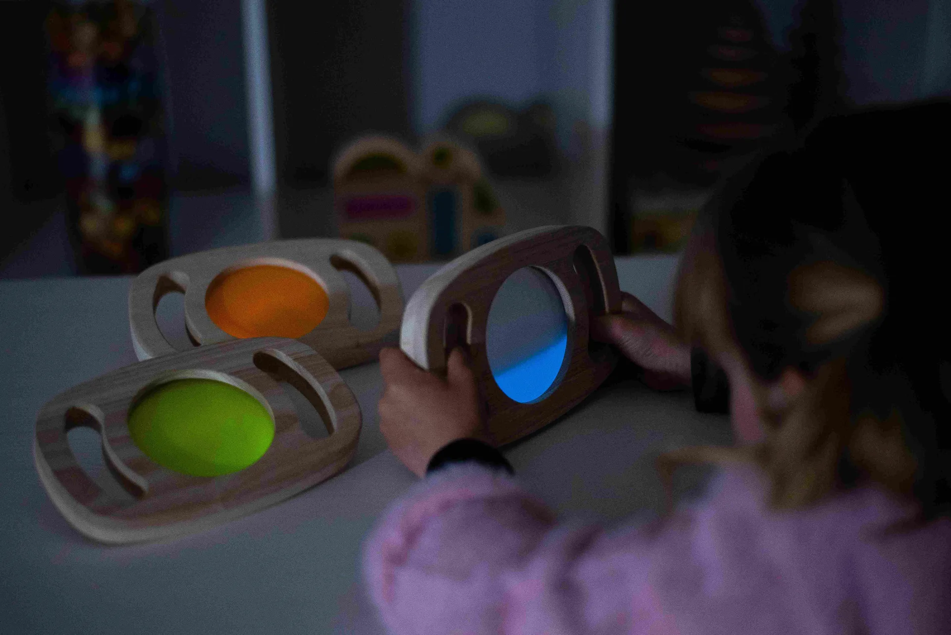 40047_3 Entdeckergläser "Glow" 3er Set | Dragon Toys