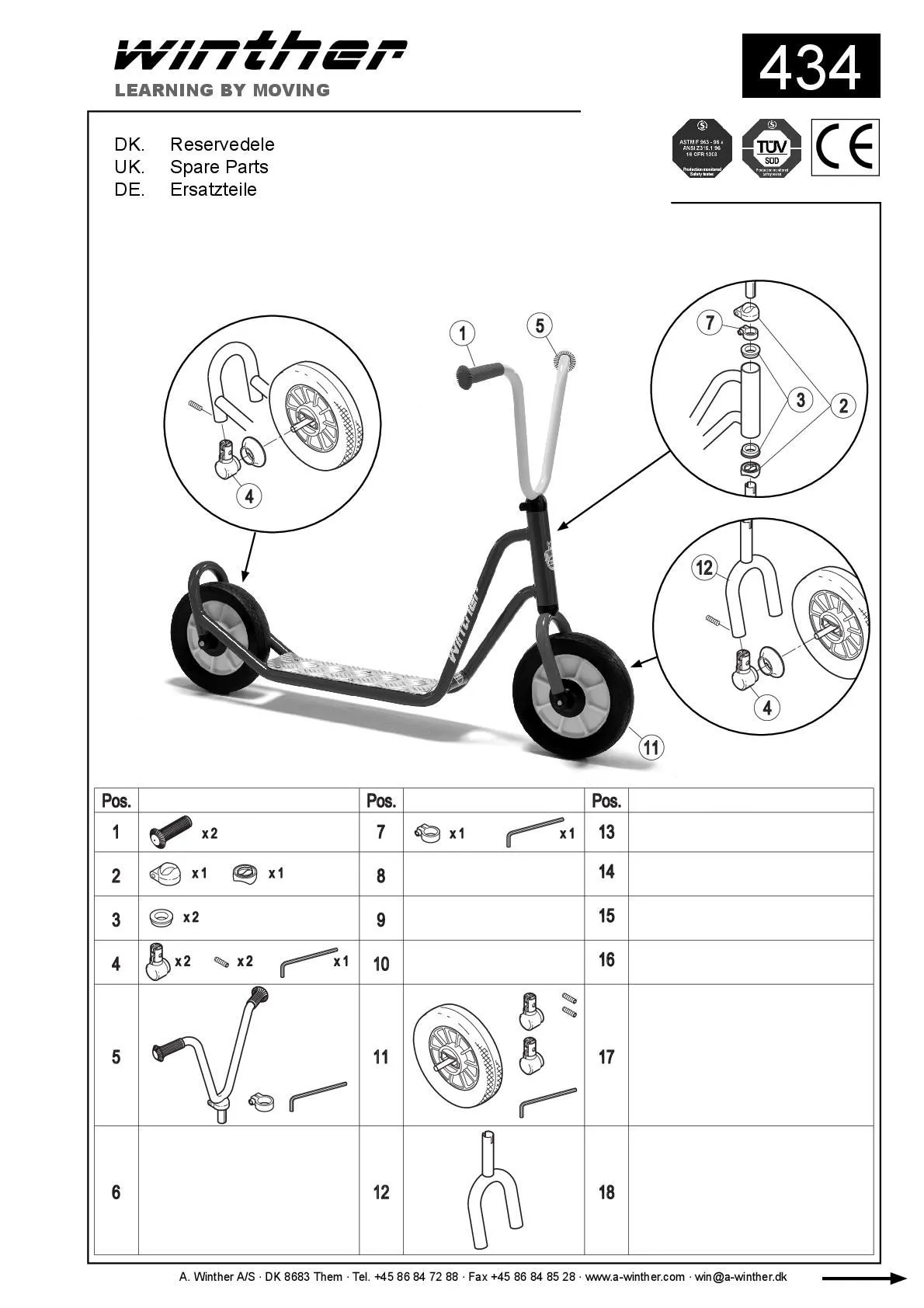 8600434-001 MINI Roller | Winther Roller