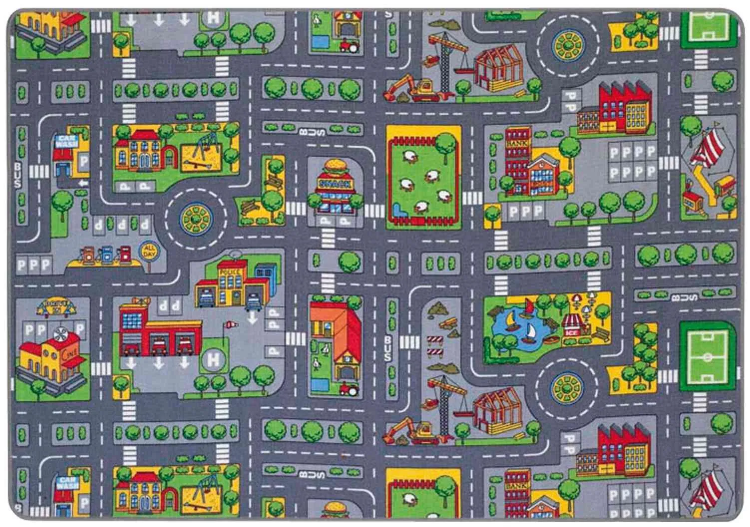 Verkehrsteppich | Straßenteppich | Dragon Toys_64140_