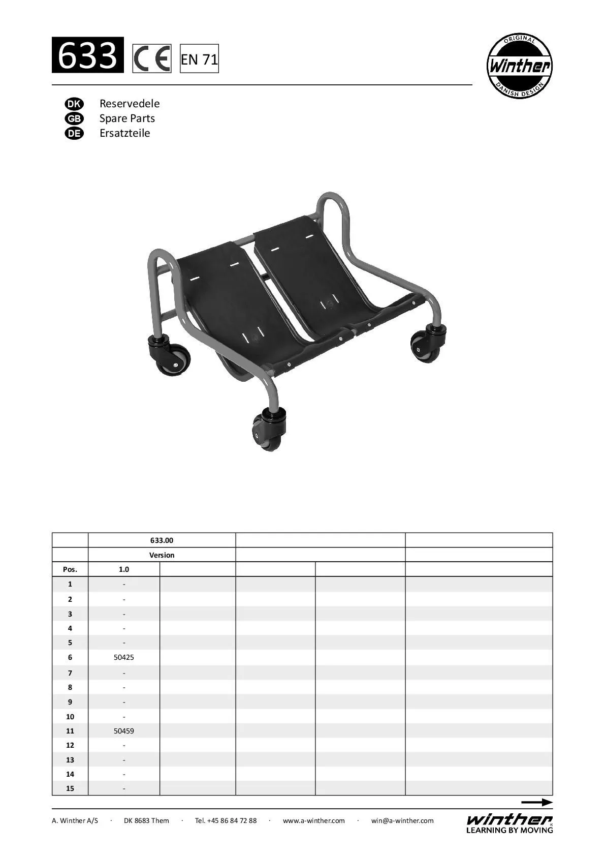 633_Spares-002 Challenge Sofa Surfer | Winther Sofa Surfer