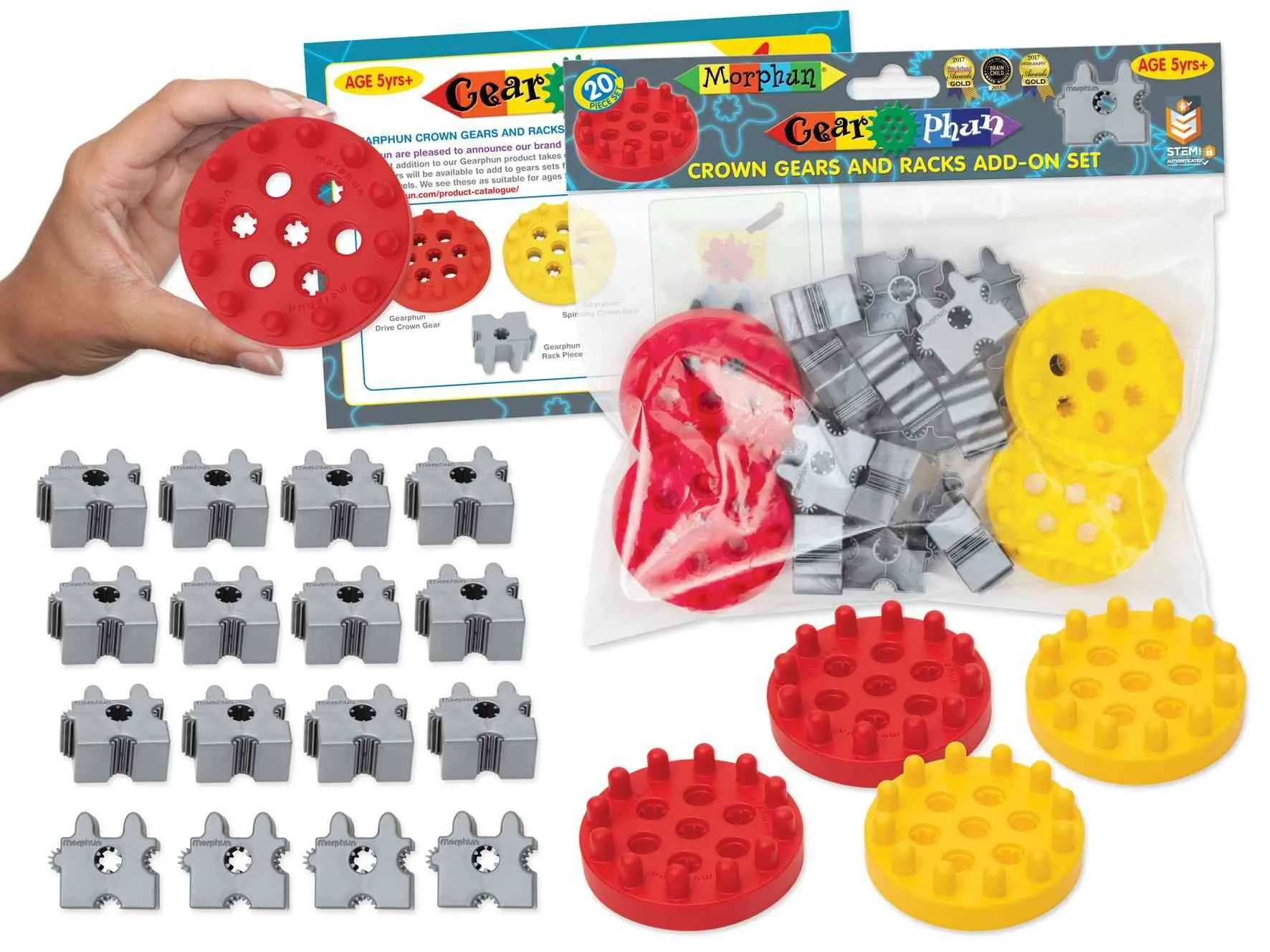 Morphun Ketten-, Riemen- und Zahnräder-Set | Dragon Toys_25119_