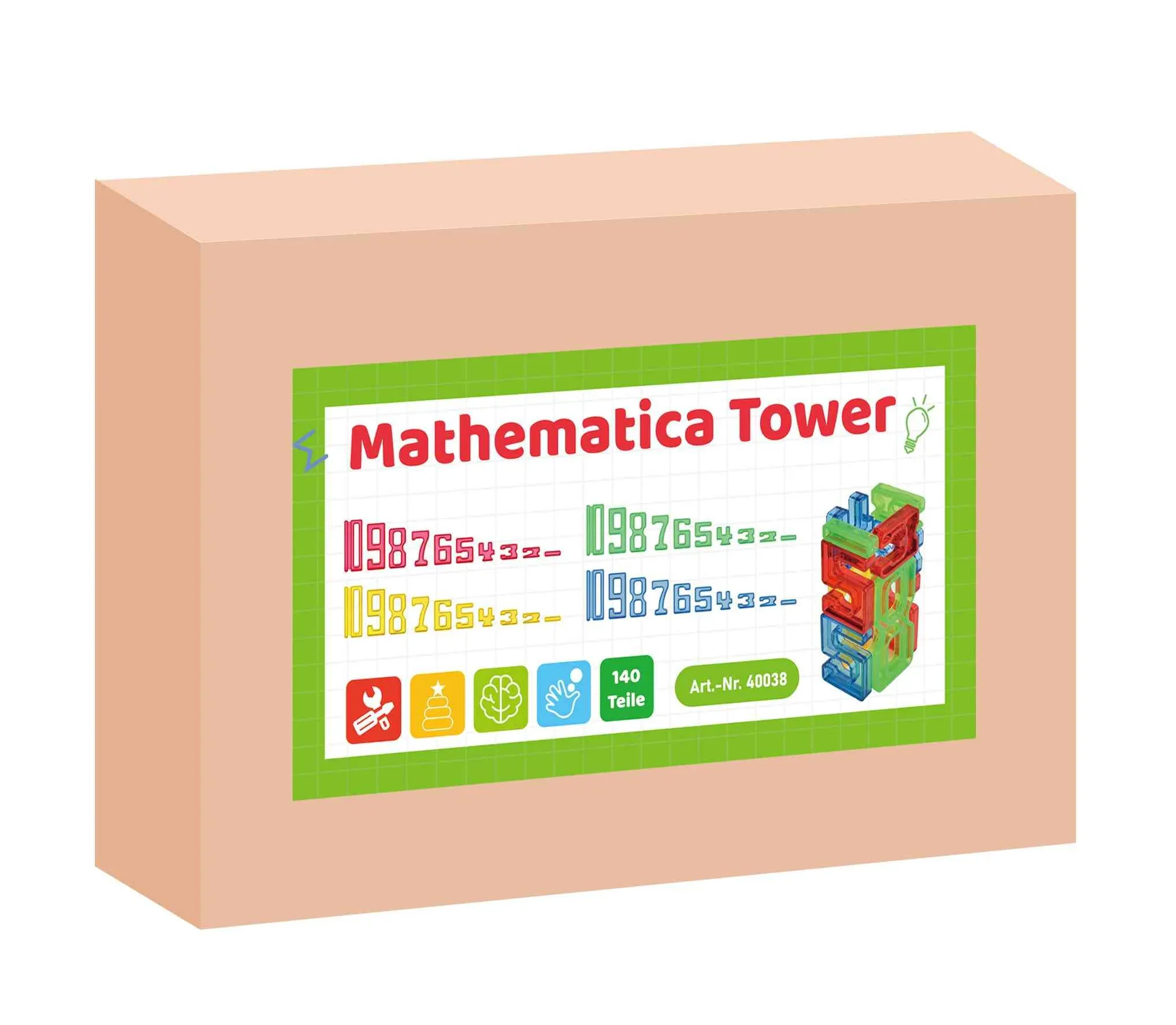 40038_8 Mathematica Tower | Zahlenbausteine | Dragon Toys