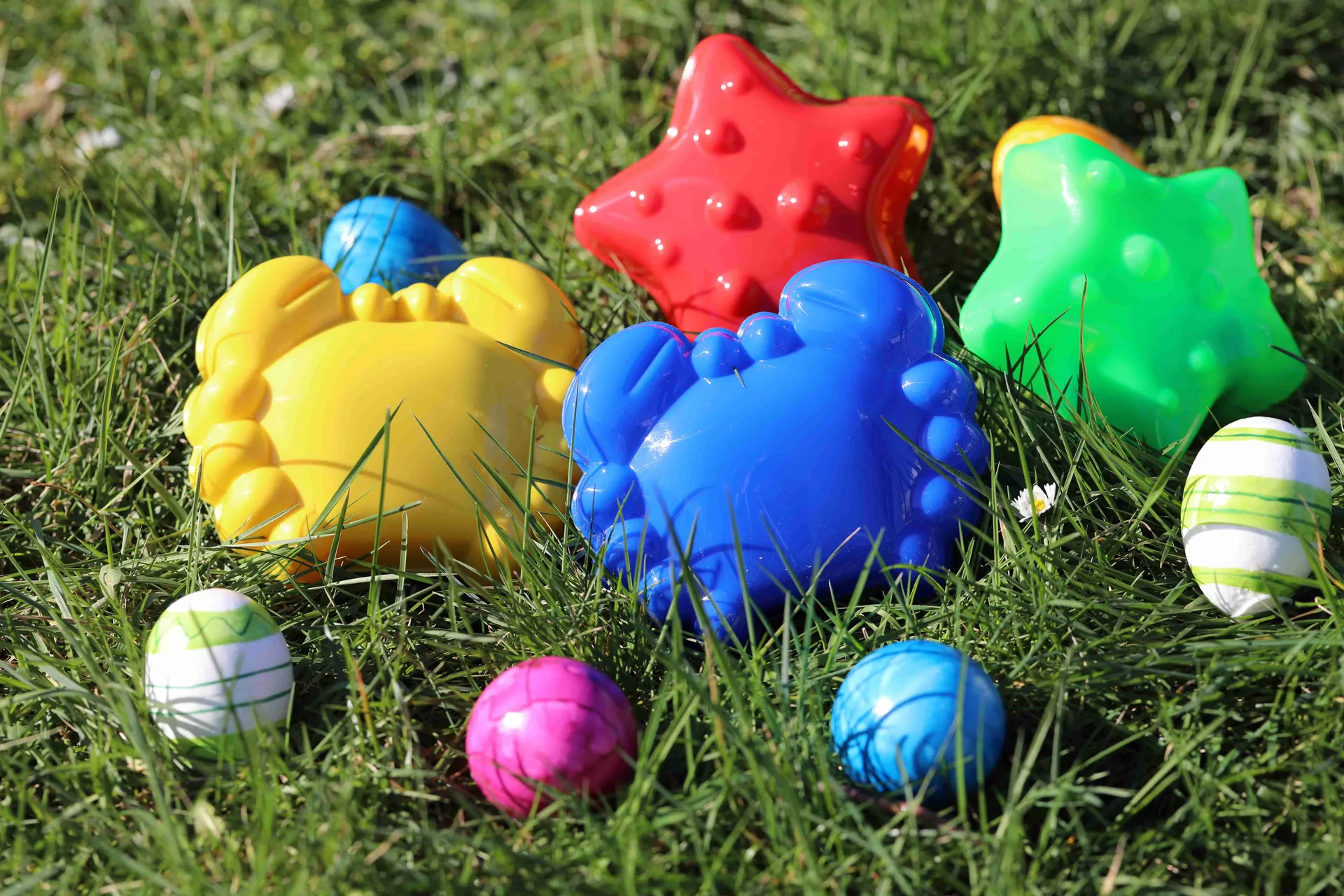 Sandform-Set "Sternchen und Krebs" 8-tlg. | Sandförmchen | Dragon Toys_21016_